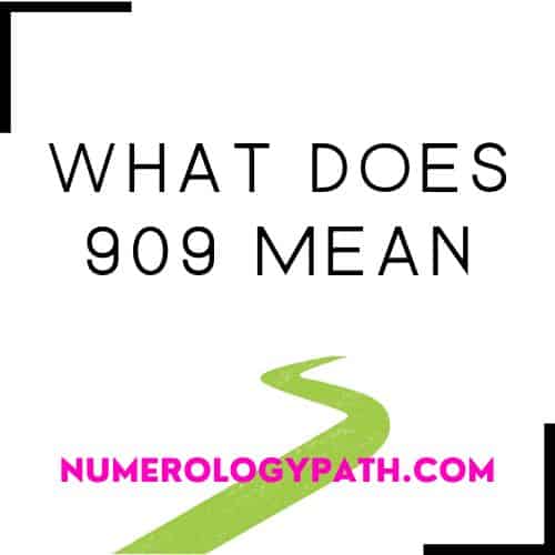 What Does 909 Mean