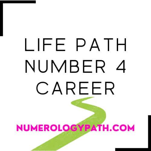 Life Path Number 4 Careers